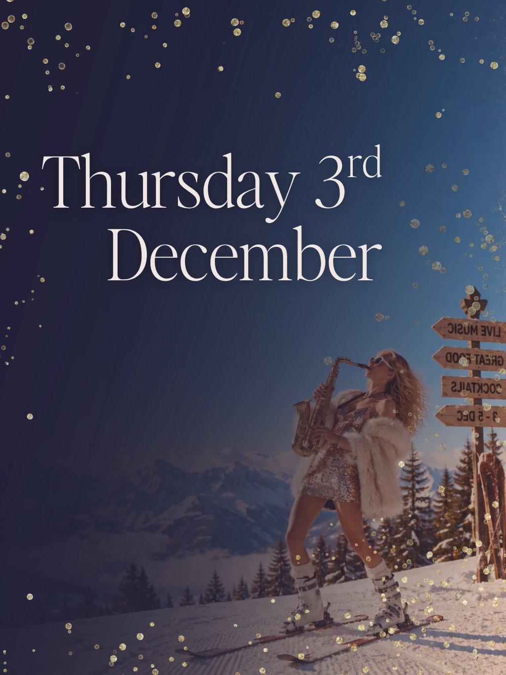 Thursday 3rd December Xmas Party Night