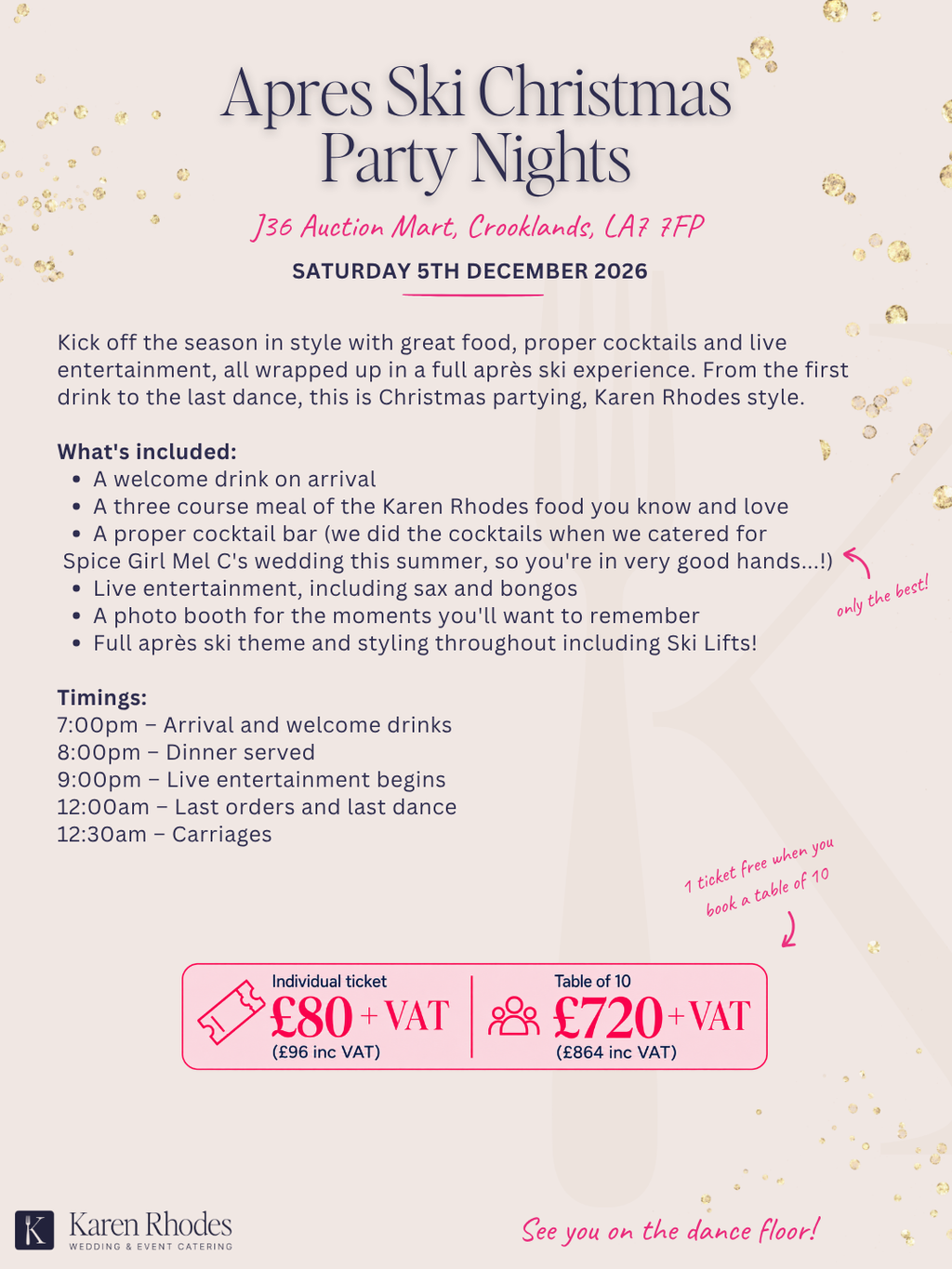Saturday 5th December Xmas Party Night