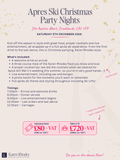 Saturday 5th December Xmas Party Night