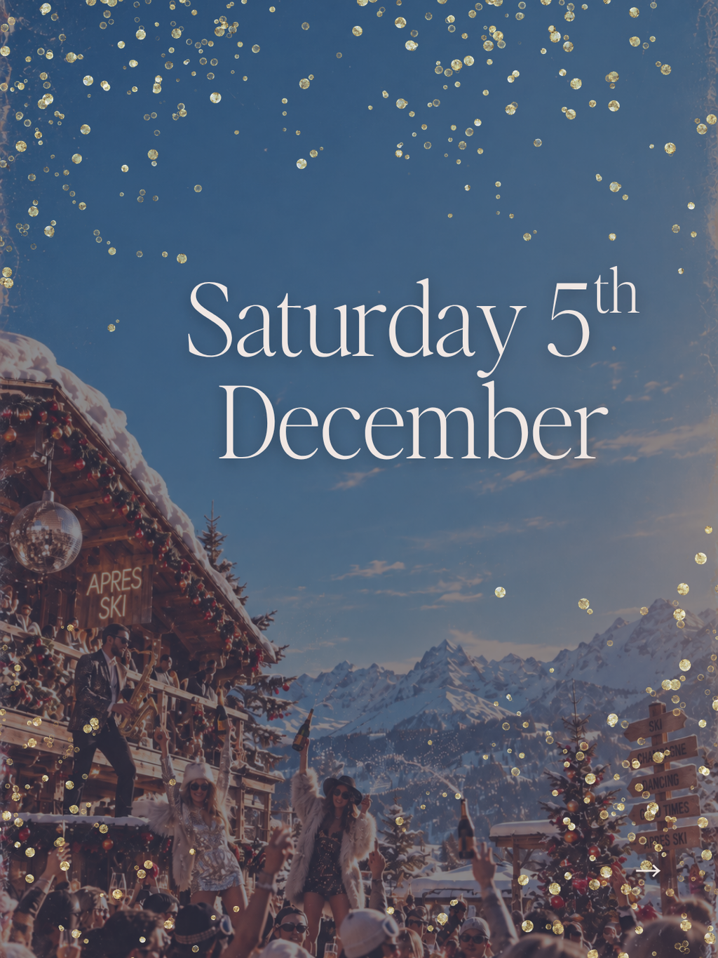 Saturday 5th December Xmas Party Night