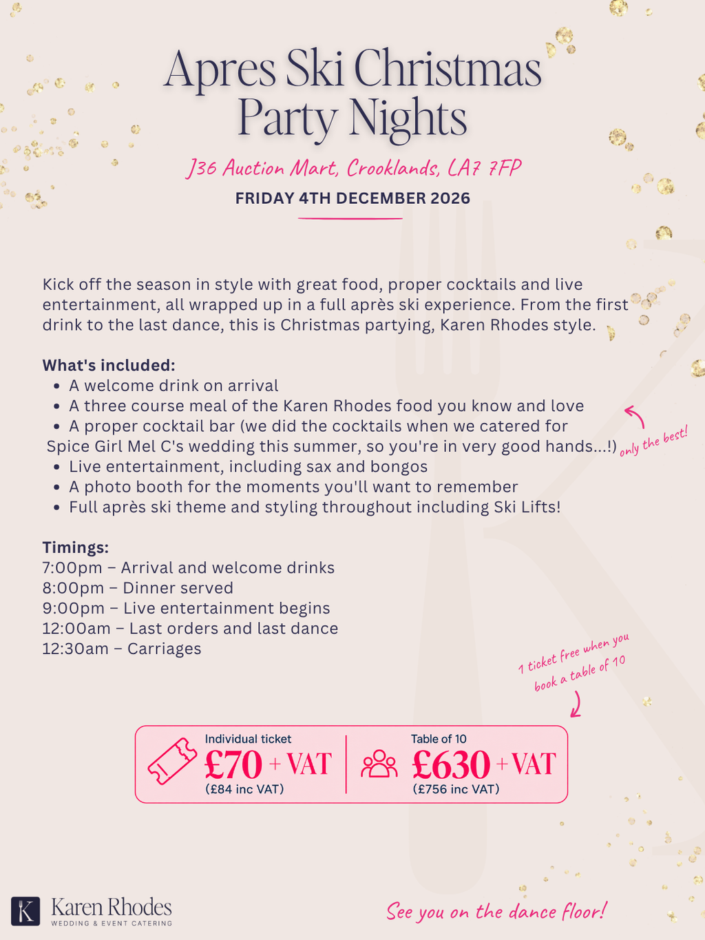 Friday 4th December Xmas Party Night