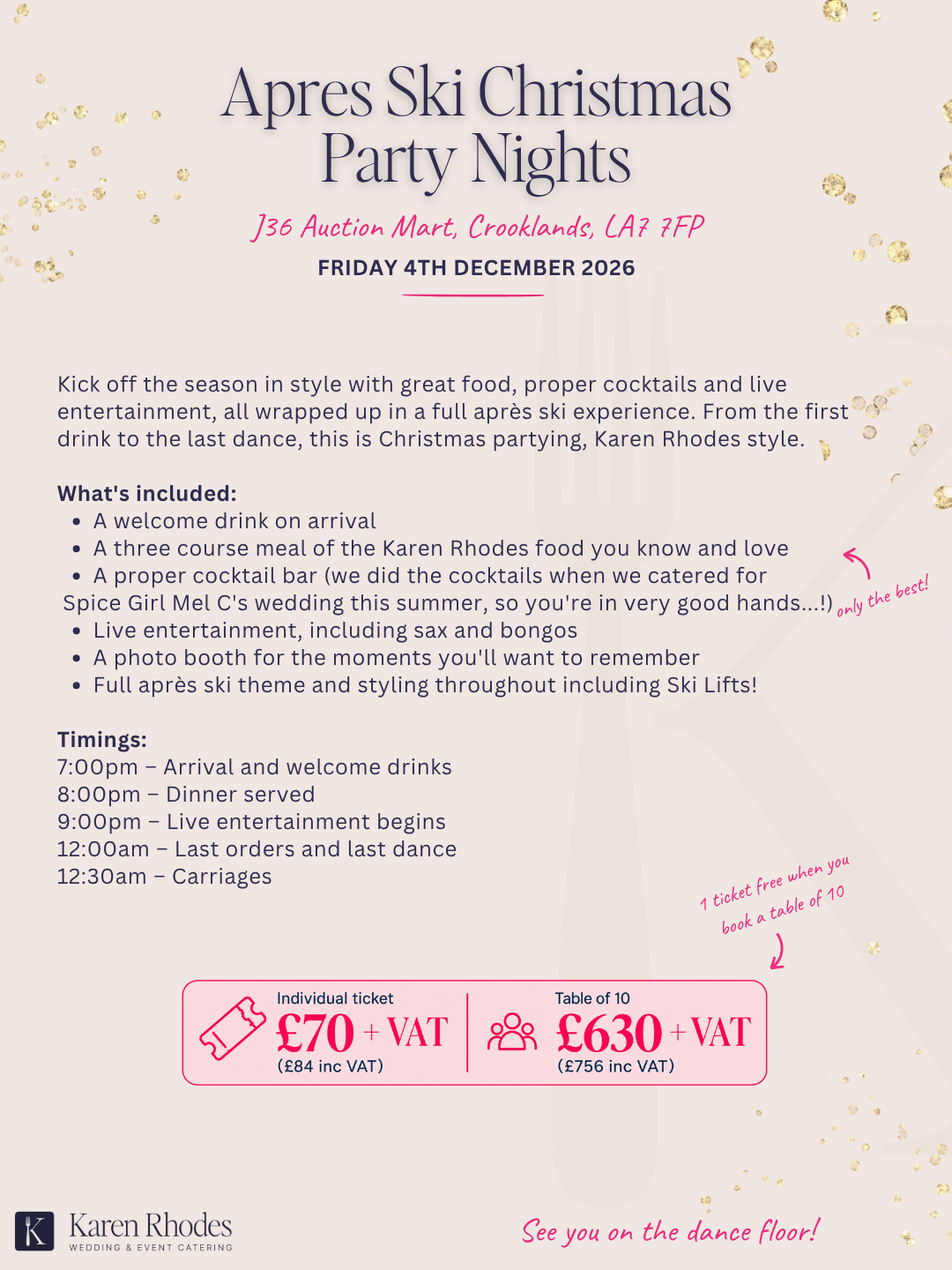 Friday 4th December Xmas Party Night